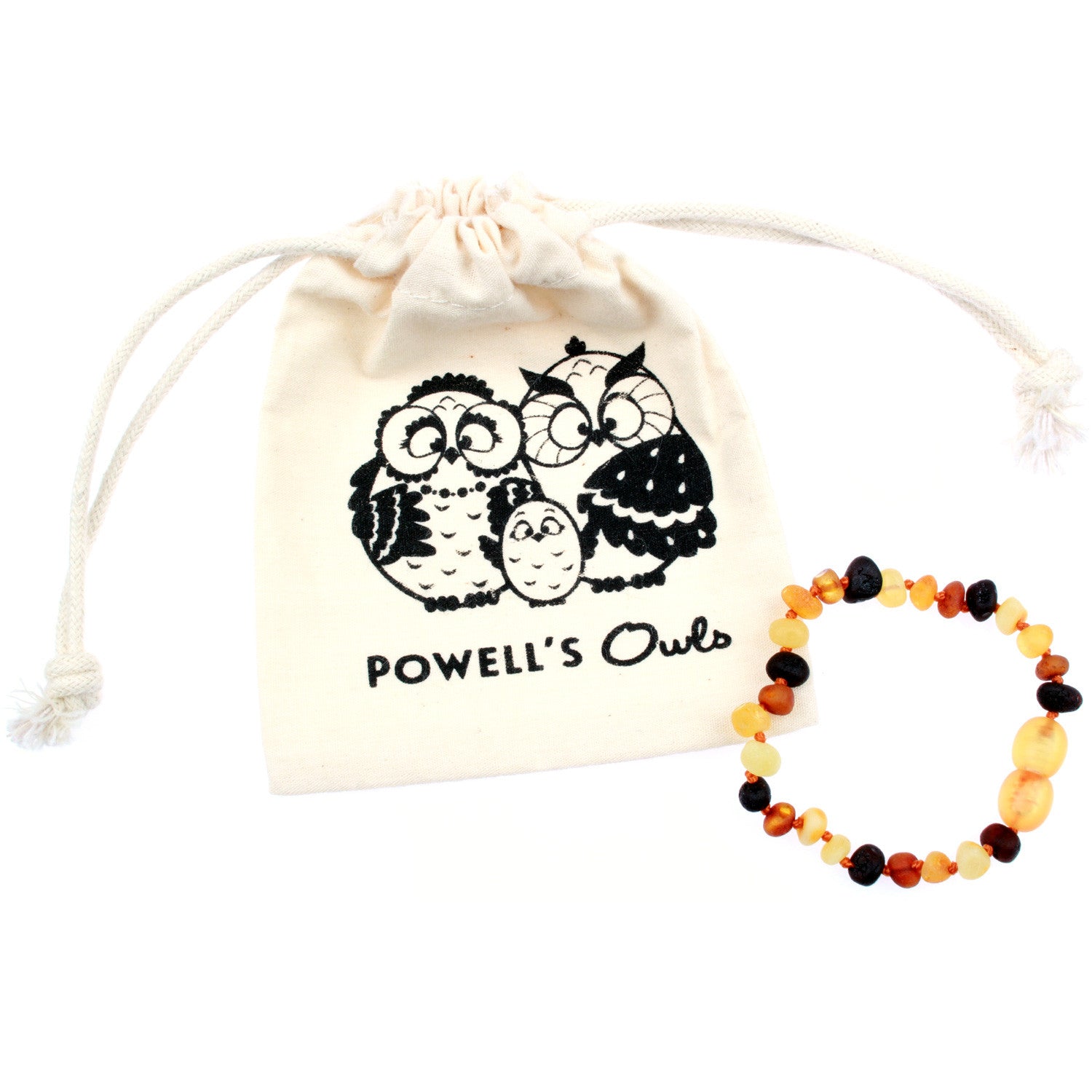 Baltic Amber Bracelet - Multicolor Polished - Adult – Powell's Owls
