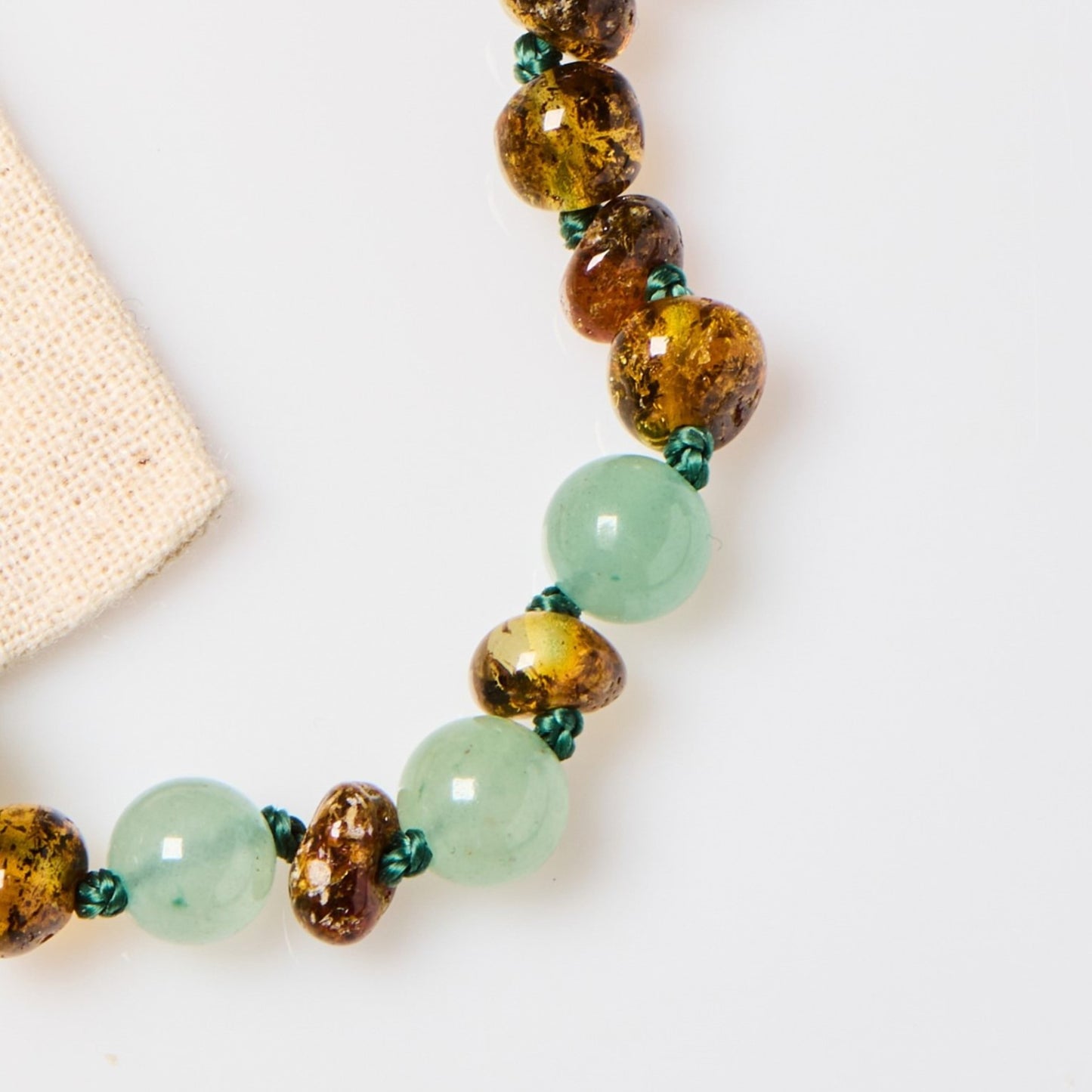 green amber and agate