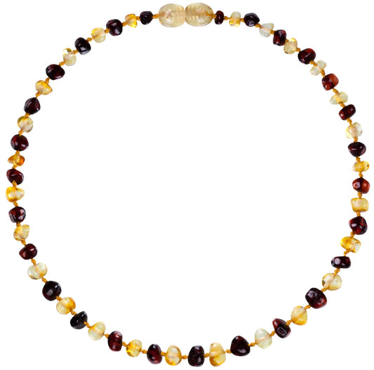Baltic Amber Teething Necklace - Powell's Owls
