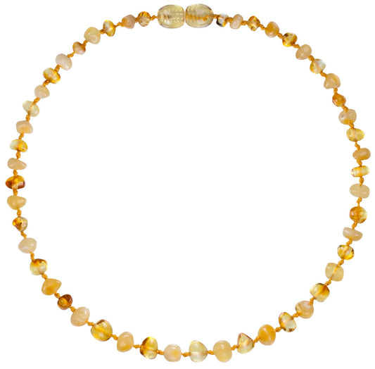 Baltic Amber Teething Necklace - Powell's Owls