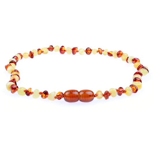 Baltic Amber Teething Necklace - Powell's Owls