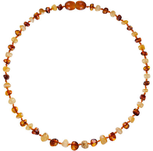Baltic Amber Teething Necklace - Powell's Owls