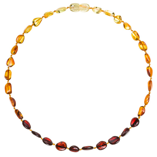 Baltic Amber Teething Necklace - Powell's Owls