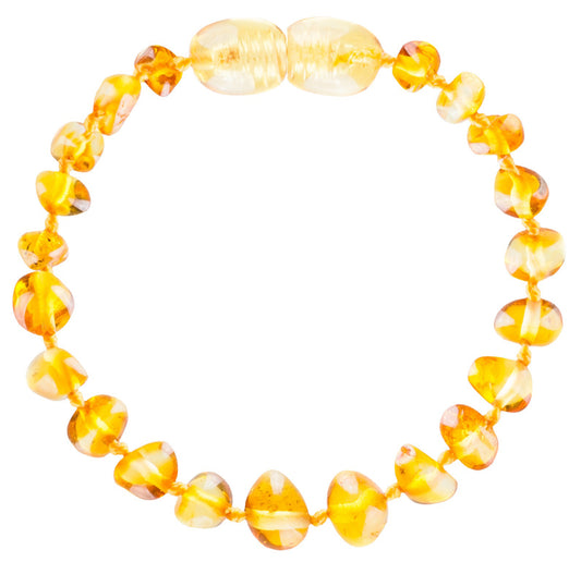 Baltic Amber Teething Necklace - Powell's Owls