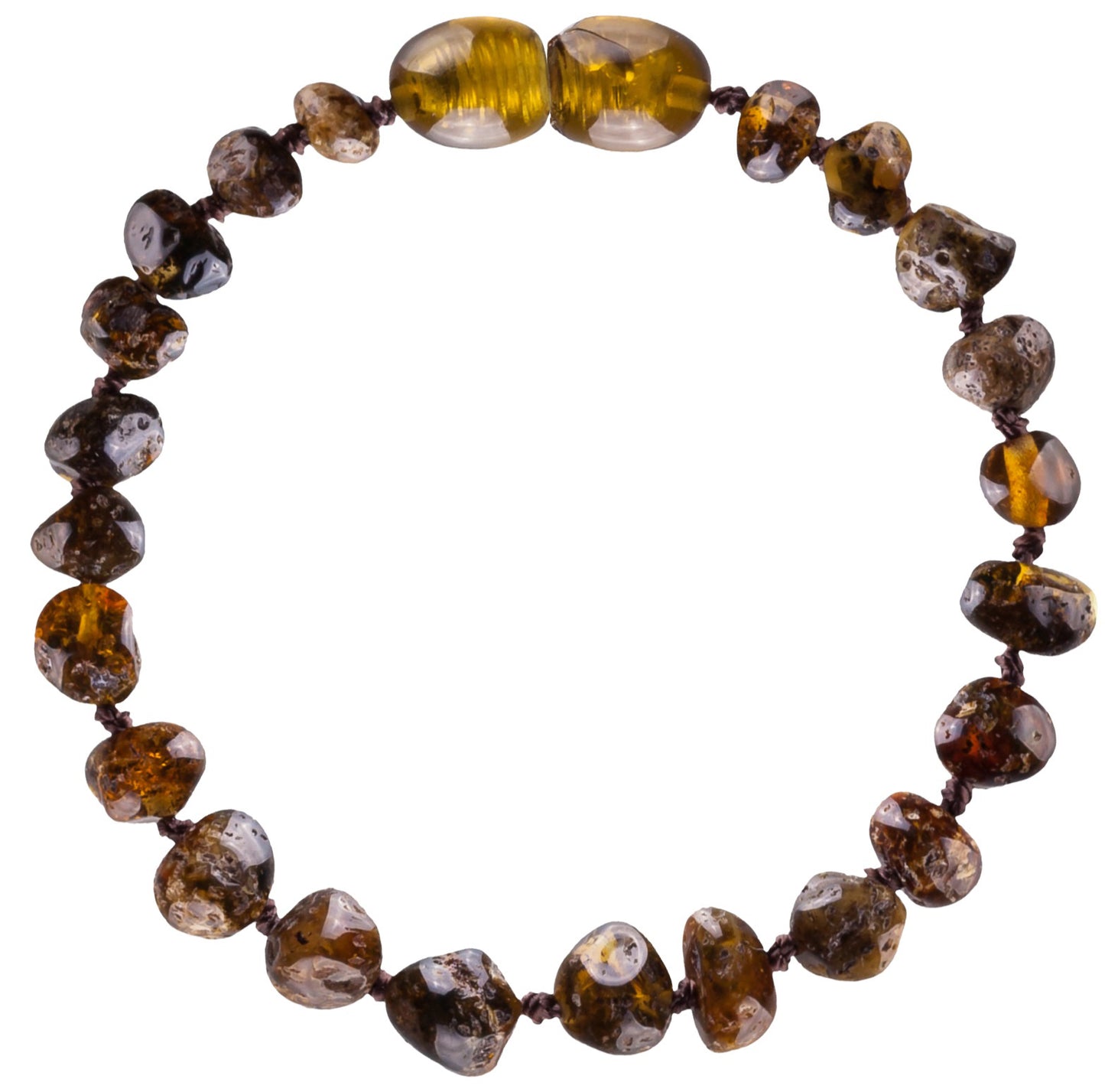 Baltic Amber Teething Necklace - Powell's Owls