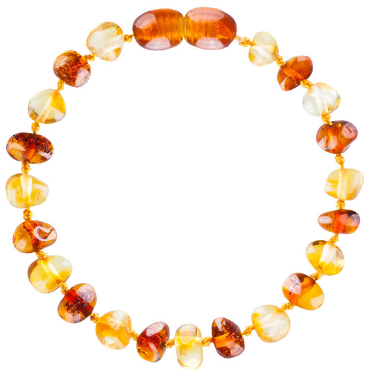 Baltic Amber Teething Necklace - Powell's Owls