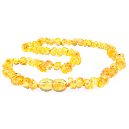 Baltic Amber Teething Necklace - Powell's Owls