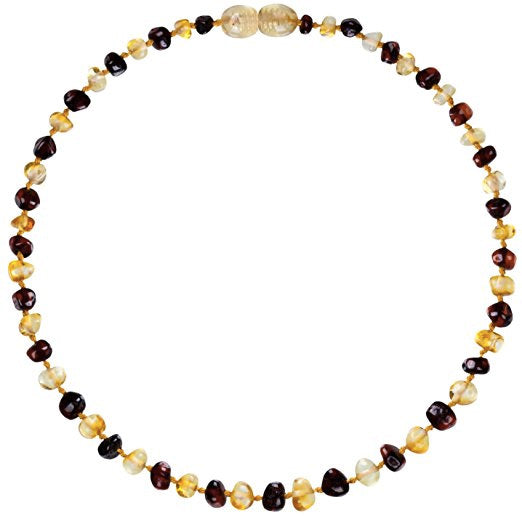 Baltic Amber Teething Necklace - Powell's Owls