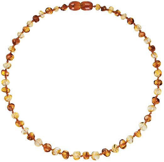 Baltic Amber Teething Necklace - Powell's Owls