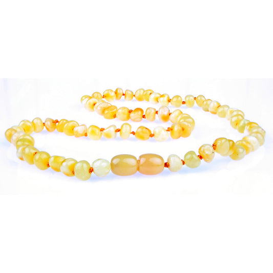 Baltic Amber Teething Necklace - Powell's Owls