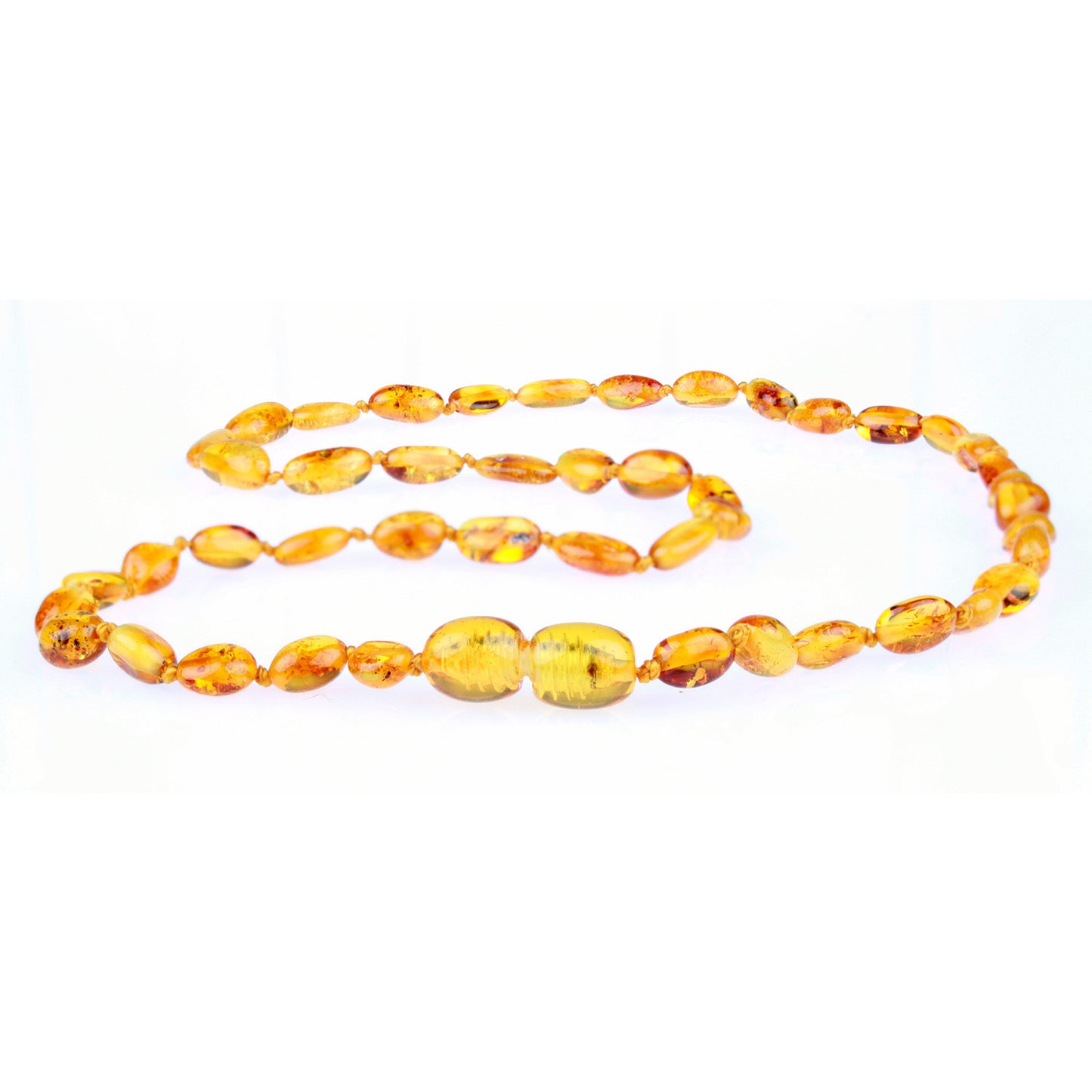 Baltic Amber Teething Necklace - Powell's Owls