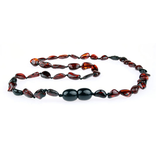 Baltic Amber Teething Necklace - Powell's Owls