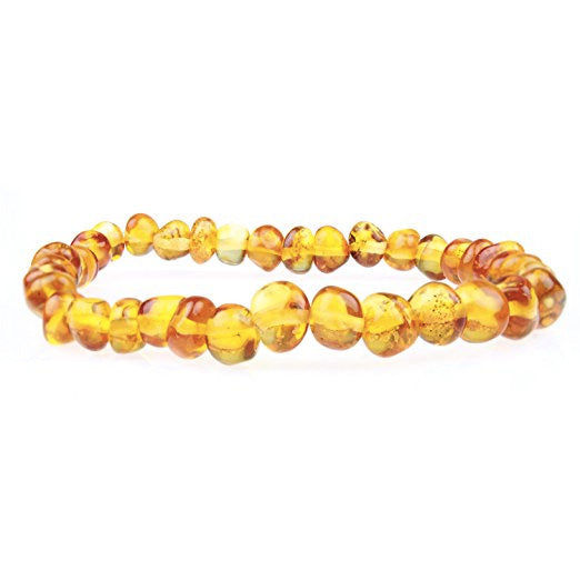 Baltic Amber Teething Necklace - Powell's Owls