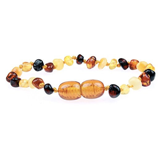 Baltic Amber Teething Necklace - Powell's Owls