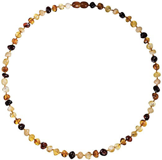 Baltic Amber Teething Necklace - Powell's Owls