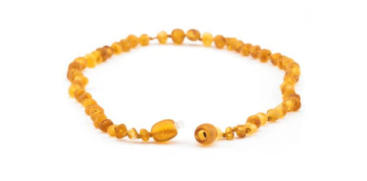 Amber Teething Necklaces are a safe and natural solution for teething pain 