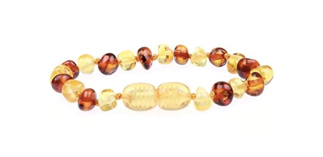 amber bracelets are great home remedies for teething babies