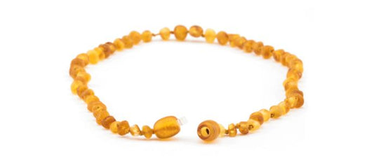 Amber Teething Necklaces are the perfect solution for a teething baby 