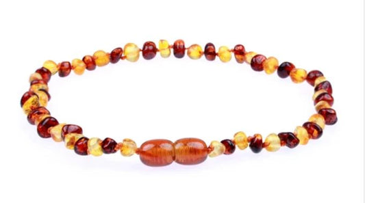 Amber teething necklace and the many benefits