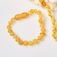 Children's Necklace + Bracelet Set - Raw Honey Amber