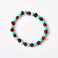 Baltic Amber & Gemstone Bracelet - Cognac + Turquoise - Adult