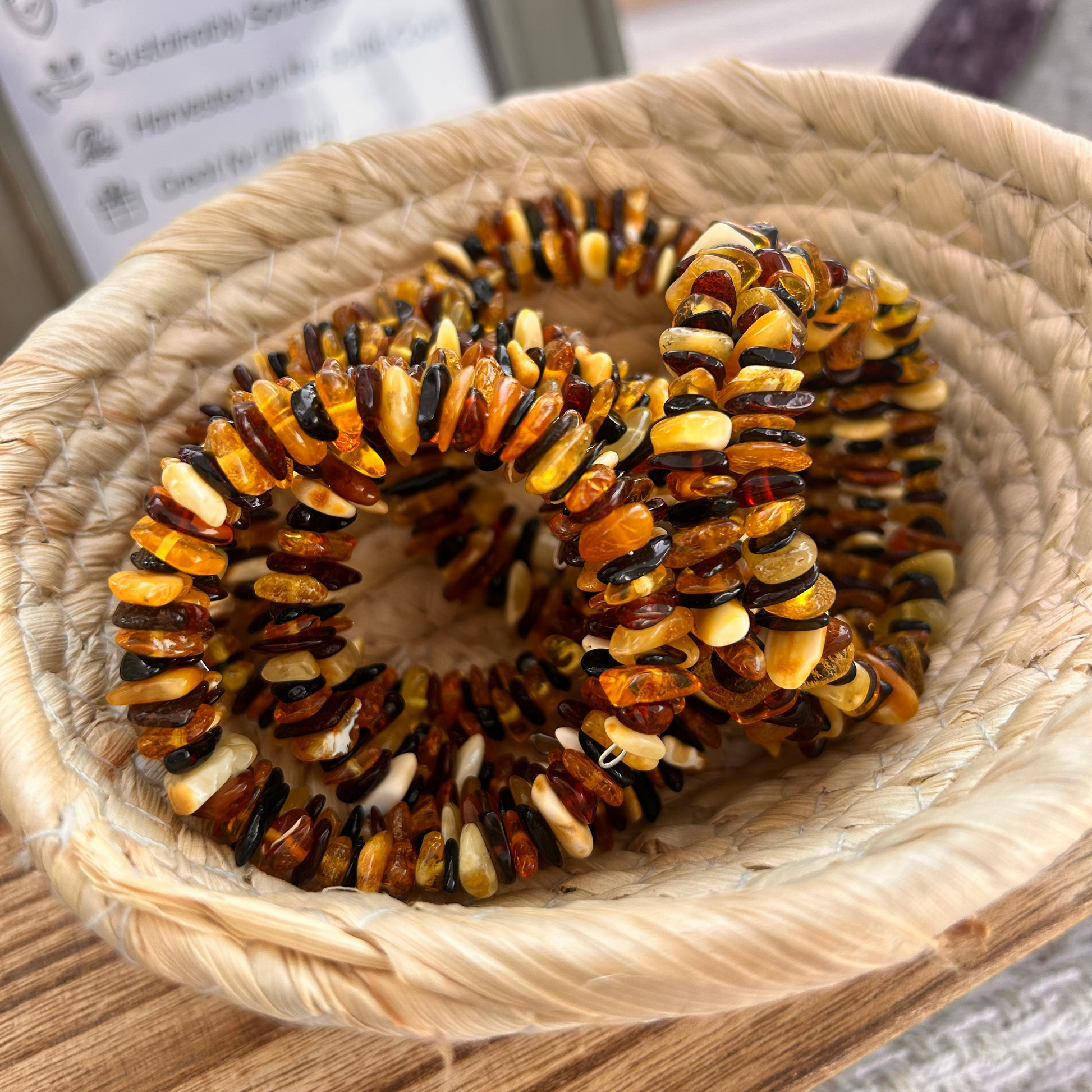 memory wire baltic amber necklaces