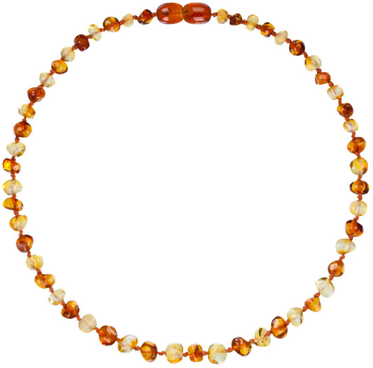 Baltic Amber Teething Necklace - Powell's Owls