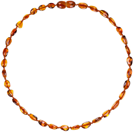 Baltic Amber Teething Necklace - Powell's Owls