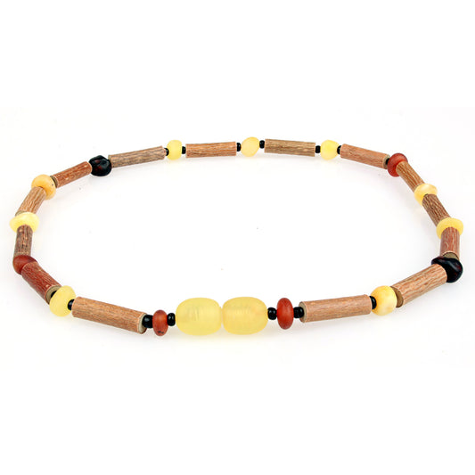 Baltic Amber Teething Necklace - Powell's Owls