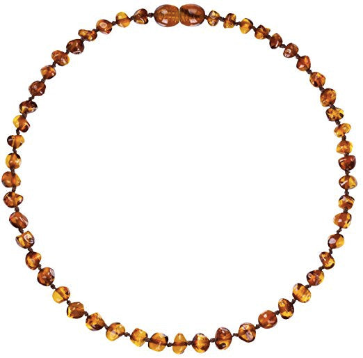 Baltic Amber Teething Necklace - Powell's Owls