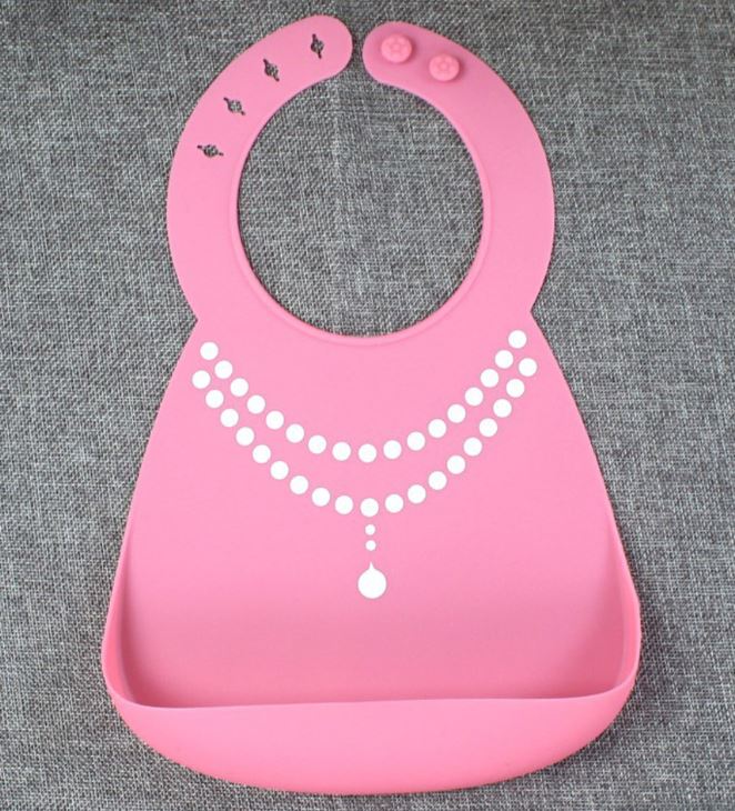 Silicone Baby Bib (Out On The Town) Waterproof, Adjustable, BPA Free & Dishwasher Safe